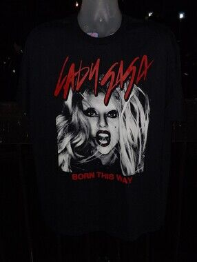 NWOT LADY GAGA Born This Way T Shirt Size XL